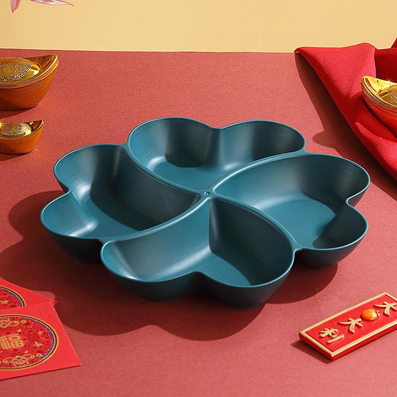 1Pc Candy Plate Dried Fruit Plate Fruit Basket Heart-Shaped Fruit Plate Candy Plate Snacks Nuts Bowl Bowl Box Container
