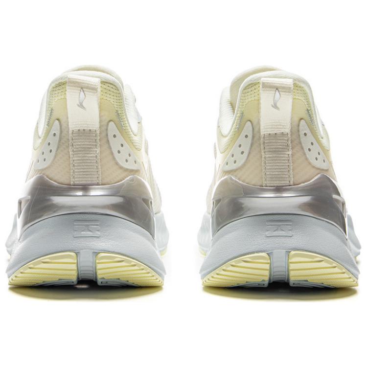 Li-Ning Comfortable Versatile Shock Absorbing Resilient Wear Resistant Low Top Casual Running Shoes Women sneaker Off-White ARHV022-5