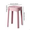Round Stool Dining Table Dressing Stackable for Living Room Hotel