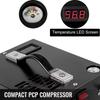 Compressore d'aria elettrico ad alta pressione da 4500 PSI con barometro, compressore d'aria portatile intelligente, pompa per aria da esterno