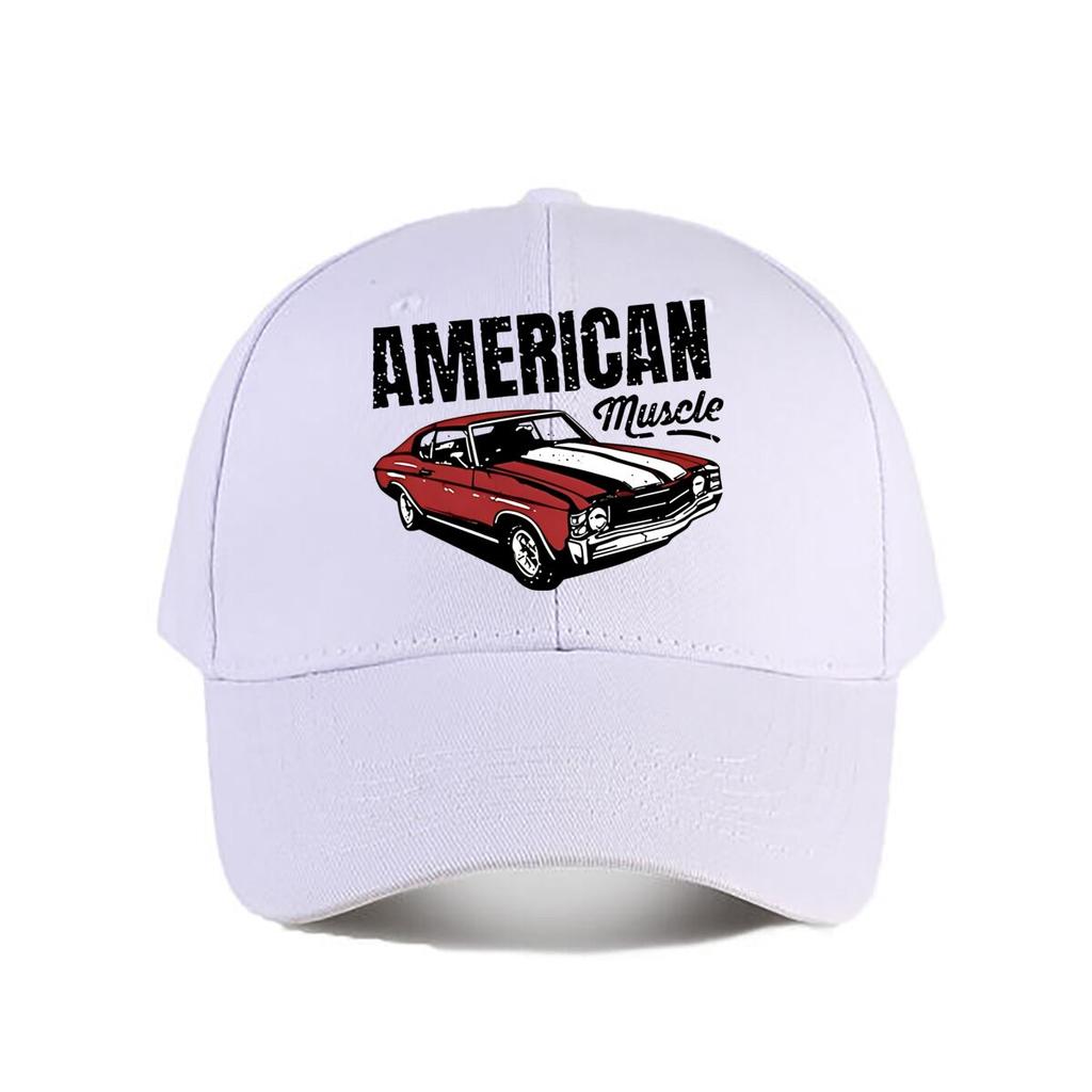 American Muscle Car Mesh Trucker Hat Multiple Colors Baseball Cap Fashion Unisex Sunhat Womens Outdoor Sports Snapback Cap