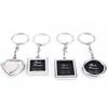 Cute Mini Creative Metal Alloy Insert Photo Picture Frame Keyring Keychain Gift
