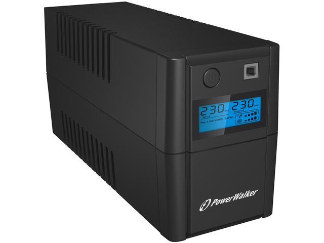PowerWalker VI 850 SHL Schuko Uninterruptible Power Supply (UPS) Line-Interactive 0.85 kVA 480 W 2 AC Outlet(s)