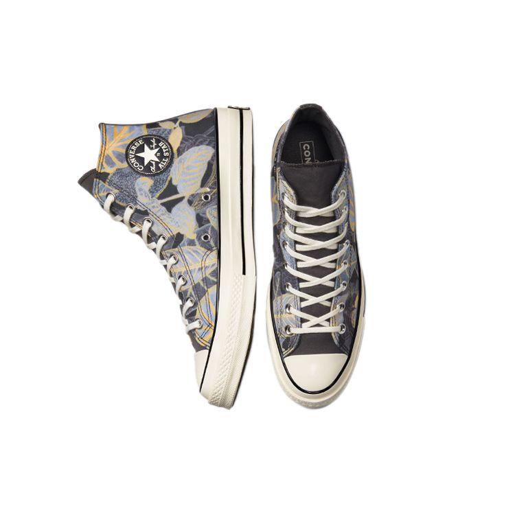 Converse Chuck 70 High Tropical Leaf Unisex-Sneakers Grey Storm-Wind Egret A00482C