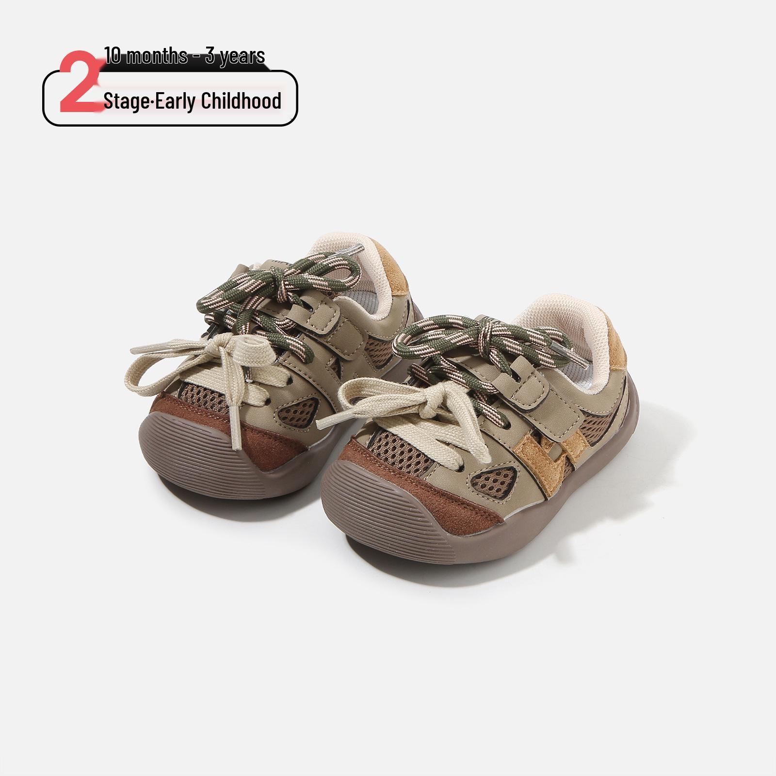 

Spring 2026 Baby First Walker Non-Slip Casual Shoes for Boys & Girls – Outdoor & Skate Shoes 18/13.0cm зелений