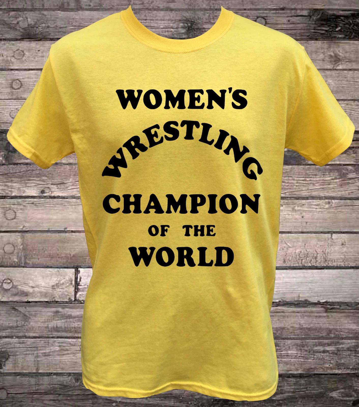 Womens Wrestling Champion of the World Kauffman T-Shirt 2XL