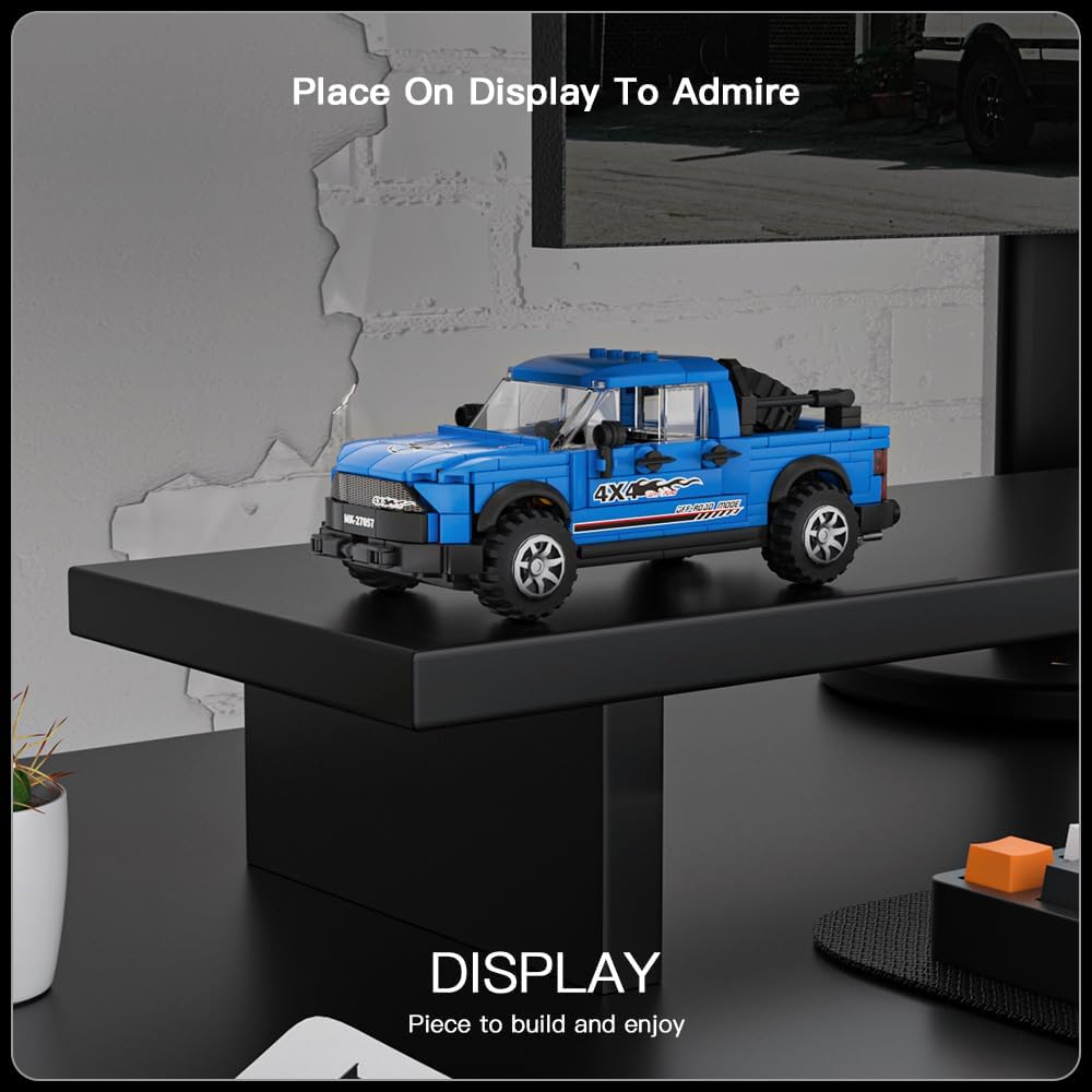 MOULD KING Véhicule tout-terrain Pickup 27056/27057/27058/27059, ensemble de construction, modèle de voiture à collectionner, bloc de voiture, cadeau pour enfants de 8 ans et plus