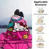 1pc. Hello Kitty Cute Cartoon Blanket - Perfect for Home, Office, Outdoor Use, Gift Idea, Suitable for All Seasonsz041709