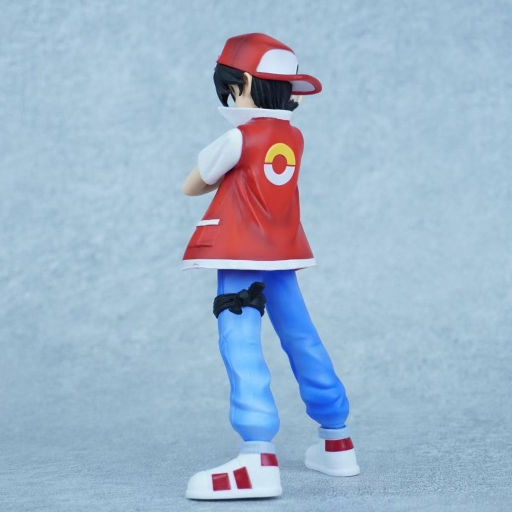 Anime  Ash Ketchum Trainer Figure Scene Collection Model Aciton Figure Pvc Children Doll Decoration Toys Gifts