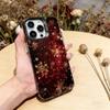 Beautiful Snowflak Phone Case For iPhone 17,16,15,14,13,12,11 Plus,Pro Max,XS,Colored Silver Plated Inside Cover