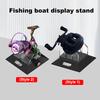 Fishing Reel Storage Holder Transparent Water Drop Wheel Stand Multifunction Fishing Reel Display Rack Fishing Accessories