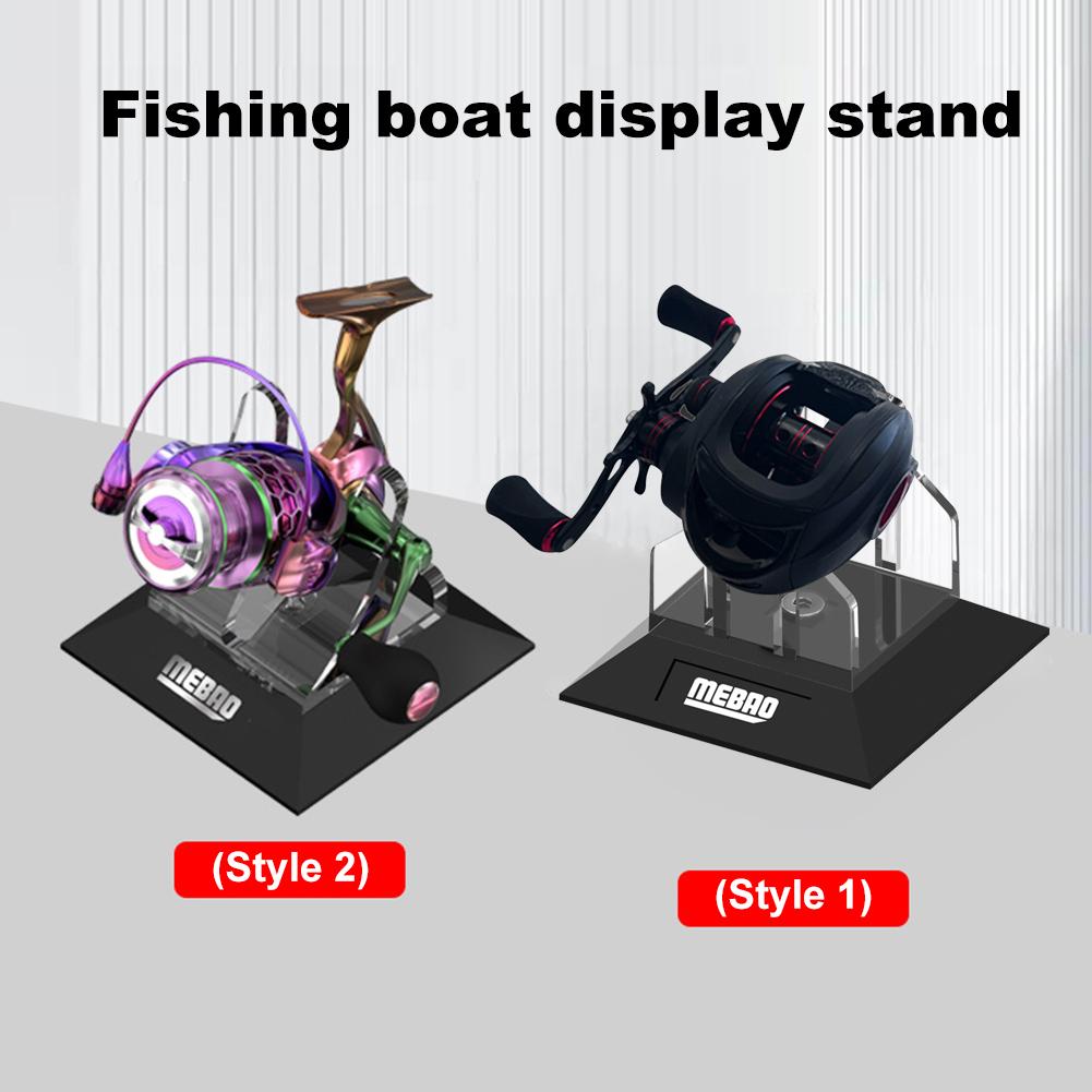 Supporto porta mulinello da pesca Trasparente Supporto espositore per mulinello da pesca Multifunzione Rastrelliera espositore per mulinello da pesca Attrezzatura da pesca