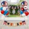 American Independence Day Decoration Set Party Decoration Paper Fan Flower Set