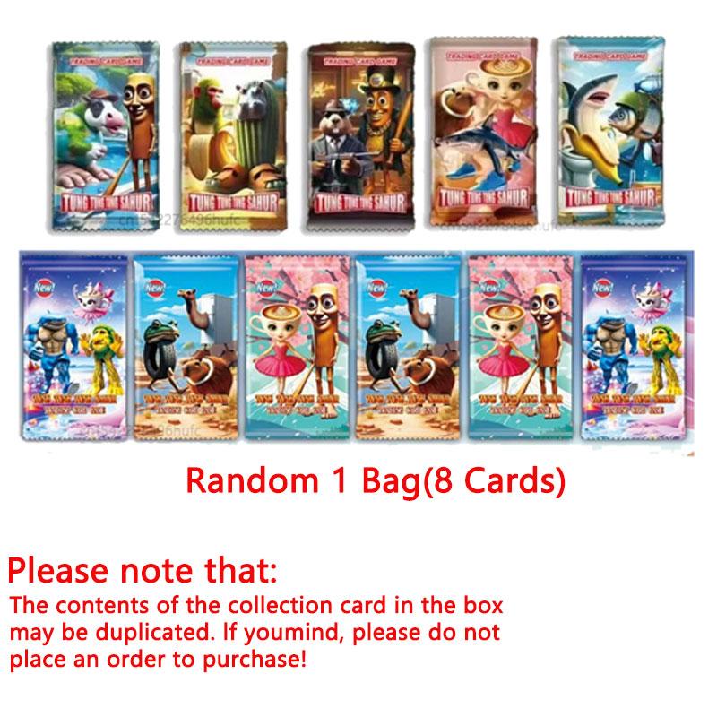 Italian Brainrot Cards Collection Tungtungtung Sahur Tralalero Tralala Trading Card Game For Children Birthday Gift