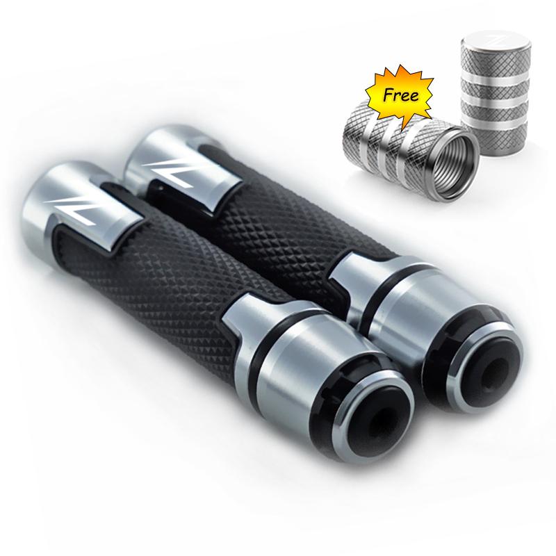 For Kawasaki Z650 Z750 Z800 Z900 Z1000 Z250 Z400 Motorcycle Accessories CNC Anti-Slip Handlebar Grips Ends Handle Cap Hand Bar