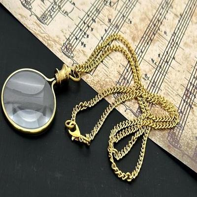 Büyüteçli Monokl, Cep Büyüteci - Steampunk Retro Hediye - Cep Monokl Kostümü - Cep Büyüteçleri El Yapımı