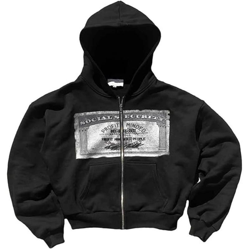 Vintage MMA Elite Herren Neu Reißverschluss Hoodie Bestseller Harajuku Hip Hop Totenkopf Buchstaben Grafiken Extra Groß Paar Streetwear
