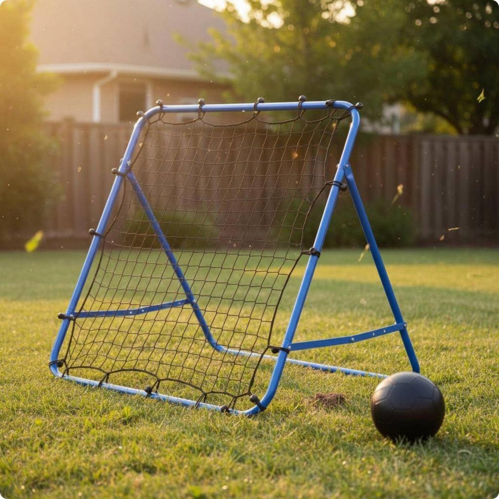 Sports Rebound Net Folding Soccer Bow Portable Football Training for