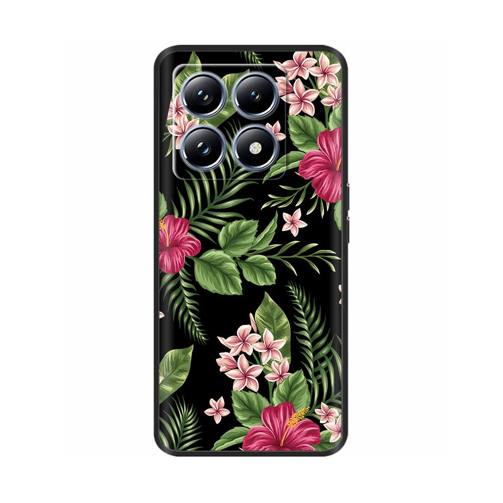 Silicone Phone Case for Xiaomi Mi 14T Pro / 14T 5G Case Luxury Painted Protection Shell Back Cover for Mi14T Soft Black Bumper