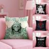 Cushion Cover Plush Fabric Soft Double-Sided Printed Sofa Warm Winter Home Gift Pillow Cover F-Fullmetal A-Alchemist Anime