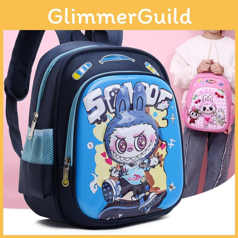 Colorful Cartoon Backpack For Kids Featuring Cute Design And Lightweight Nylon Material