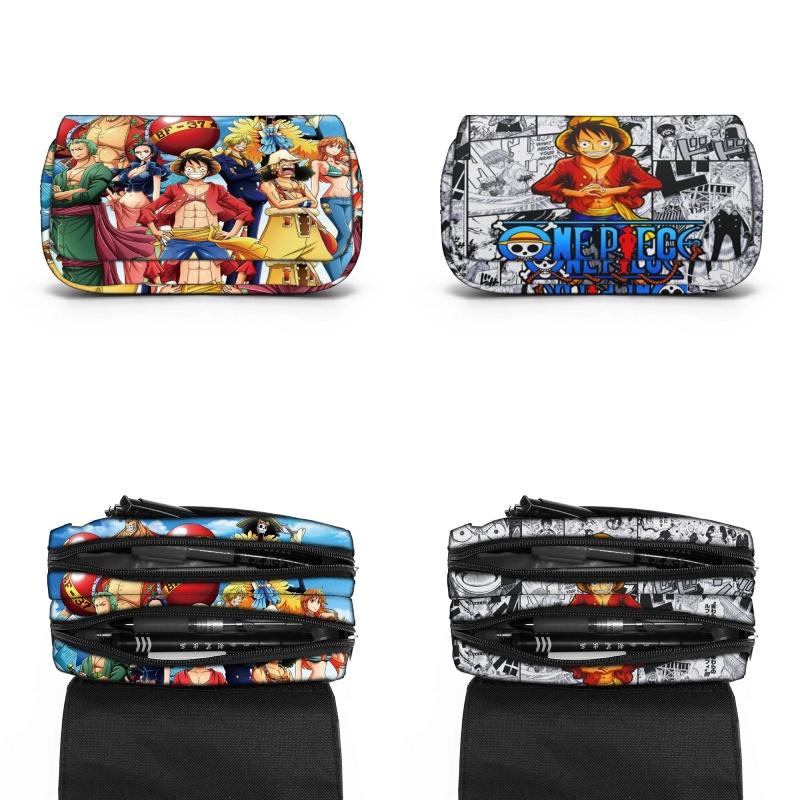New Arrival! One Piece Cartoon Pencil Case For Students Durable Polyester Material