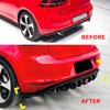 Rear Bumper Diffuser Lip Boot Spoiler Splitter Car Replacement Accessories For Volkswagen Golf 7 MK7 Standard Version 2013-2016