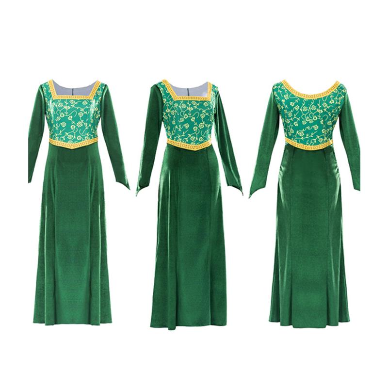 Anime cosplay costumes, anime cosplay costumes, ladies' green dresses, princess dresses, uniforms, Halloween party costumes