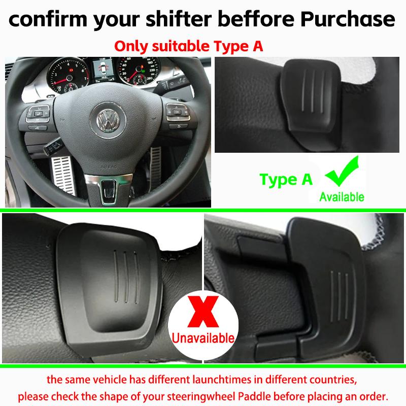 For VW Golf 5 6 MK6 GTI R Jetta MK5 Passat B6 B7 CC Polo Sharan Tiguan Car Steering Wheel Paddle Shift  Extension DSG