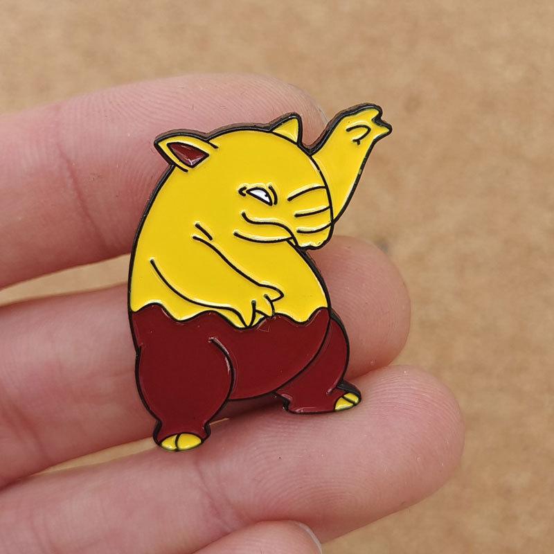 Drowzee Anime Brooch For Backpacks Enamel Pin Metal Brooch Pin For Women Badges Pin Brooches Jewelry Accessories