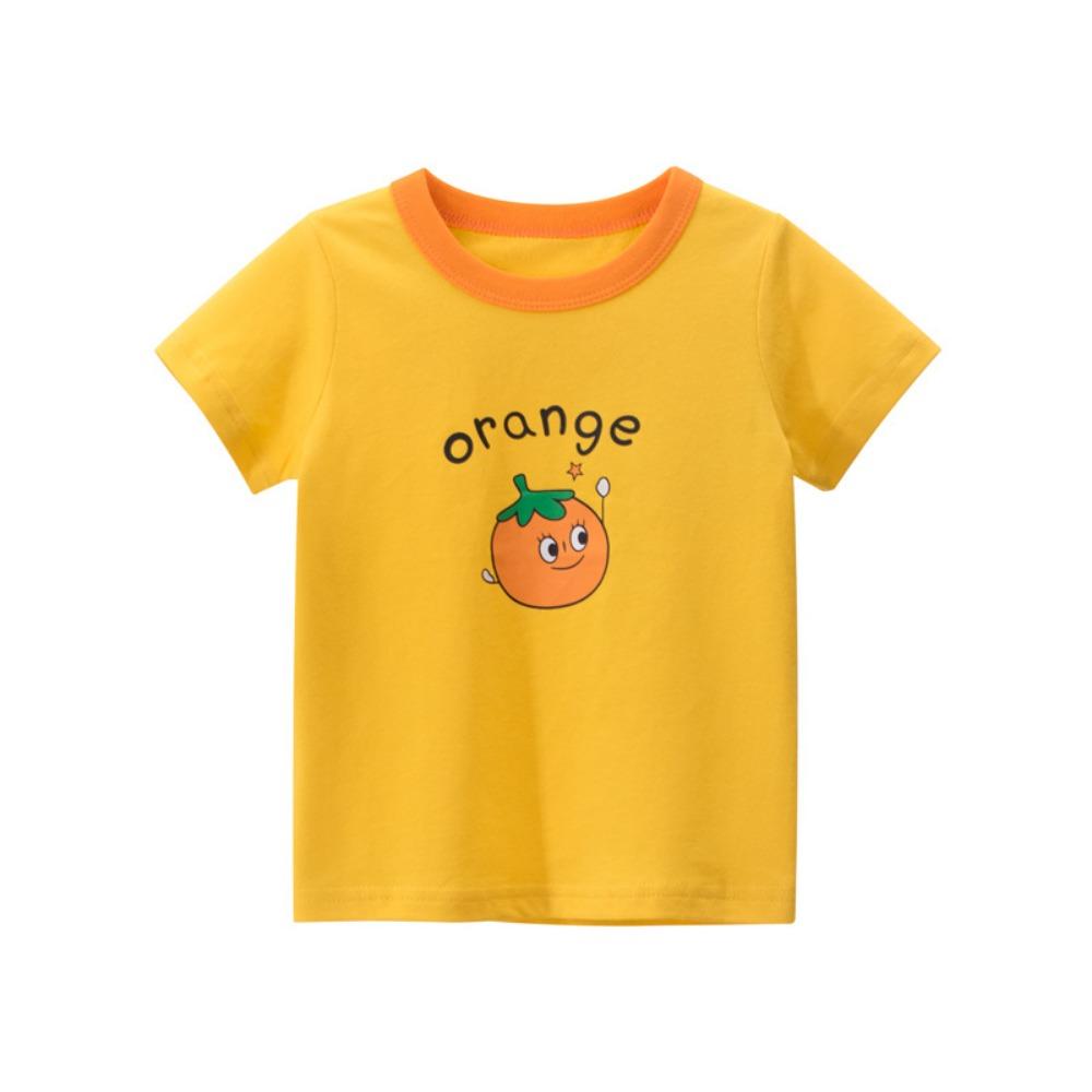 

2025 Летние Корейские Футболки с Коротким Рукавом и Цветами для Девочек Топы для Малышек Футболки для Маленьких Девочек Одежда 100