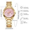 Luxury Women Watches Fashion Stainless Steel Strap Quartz Wristwatches For Ladies Clock Girls Gift Reloj Mujer