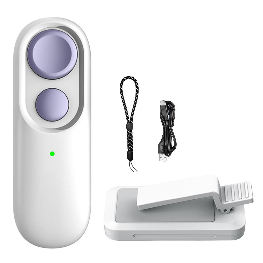 Multi-purpose Controller Phone Camera Video Record Remote Triggers Wireless Remote Control Page Turner Clicker Purple