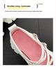 In Stock 2026: Silver Thick Heel Platform Loafers for Petite Women - French Mary Jane Style
