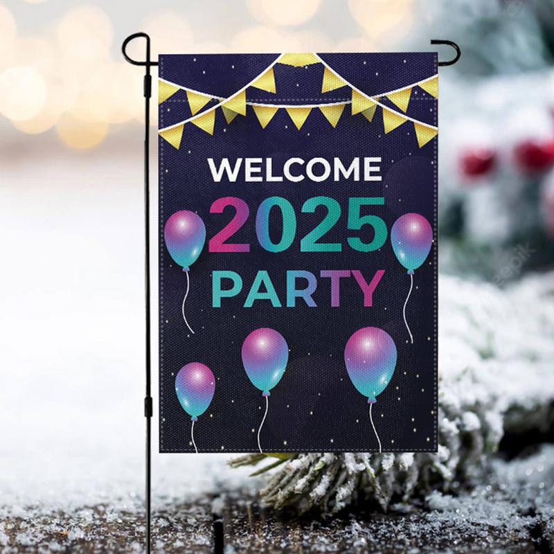 Christmas Flags For Outside Seasonal Flags Garden Flag Double Sided Decorative Flags Yard Signs 2025 Holiday Garden Flags 12X18