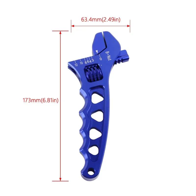 Adjustable Wrench AN 3 4 6 8 10 12 Aluminum WRENCH HOSE Fitting Tool Aluminum Spanner AN3-AN12