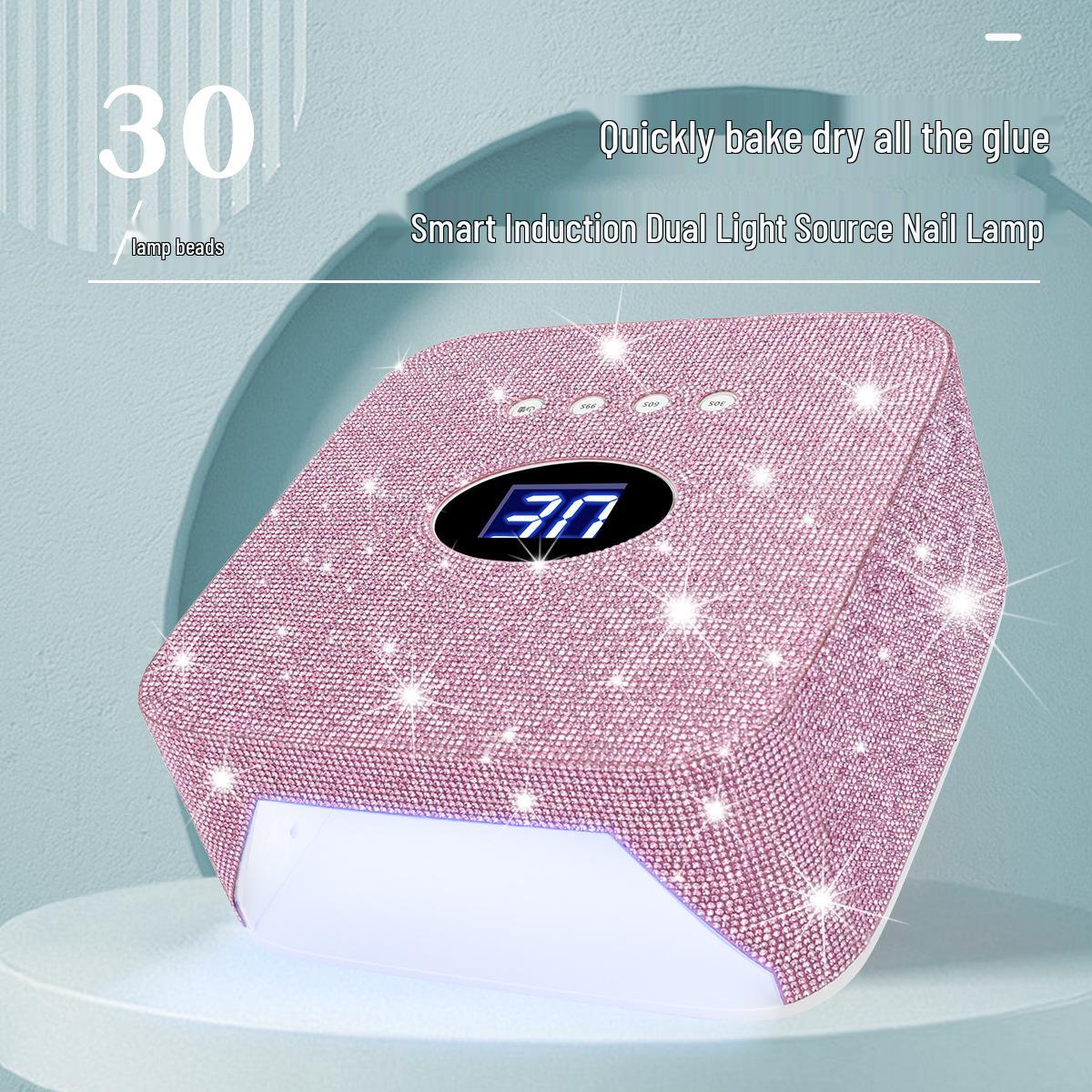 

Беспроводная перезаряжаемая лампа для сушки ногтей S50 Star Diamond с инкрустированными бриллиантами
