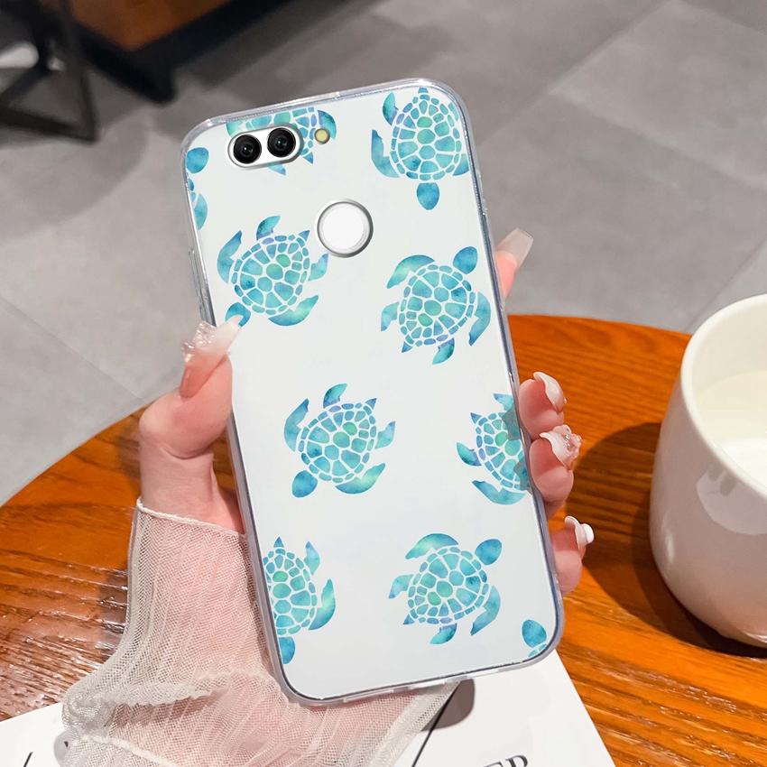 For Huawei Nova 2 2S 3 3e 4 4e 5 5i 7i 6 7 SE Luxury Clear Phone Case Beautiful Butterfly Wing Pattern Soft Silicone Anti Fall Shell For Huawei Casing
