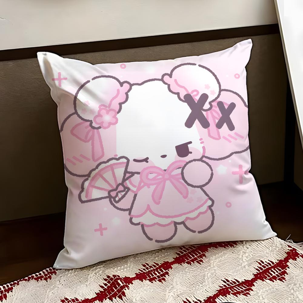 Cute NNono Cushion Cover Reversible Soft Durable Pillow Cover Home  Car MultiScene Use for Daily Comfort