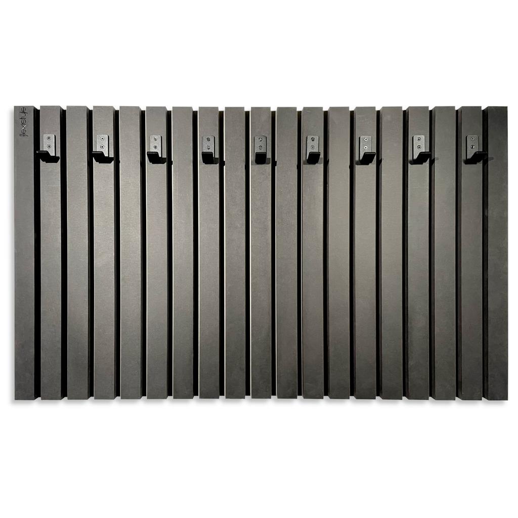 Lamele wall clothes hanger 100cm black