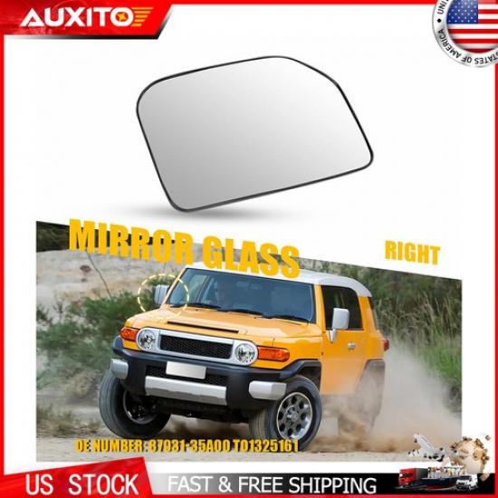 Fit Toyota FJ Cruiser 2007-2014 Heated Right Side View Mirror Glass 87931-35A00