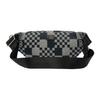 MLB New York Yankees Plaid Polyester Waist Bag Unisex Waist Bag Black 3AHSM082N-43BKS