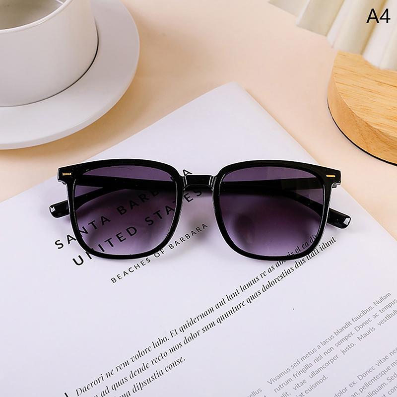Classic Minimalist Square Frame Sunglasses Unisex Geometric Sunglasses Outdoor Travel Sun Glasses