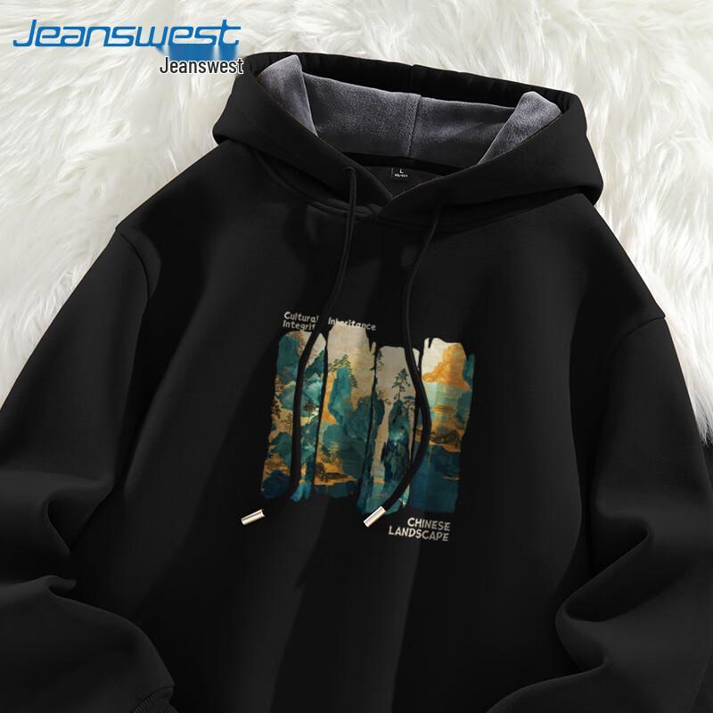 Jeanswest Unisex JZS Zlatá krajina Fleecová mikina s kapucí