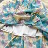 Women Chiffon Floral Long Dress Korean V-neck Short Sleeve A-line Party Dresses Summer Bohemian Style Beach Vestidos
