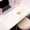 Alfombrillas de Ratón Grandes Lindas Alfombrillas de Ratón de Anime Kawaii Esterilla de Escritorio Rilakkuma Accesorios de Oficina Esterillas para Escritorio Portátil de Goma Antideslizantes Alfombrillas de Ratón