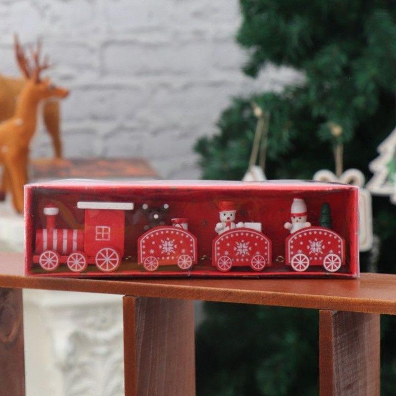 Christmas micro landscape mini luminous small house tabletop ornament Christmas tree ornament children's small gift