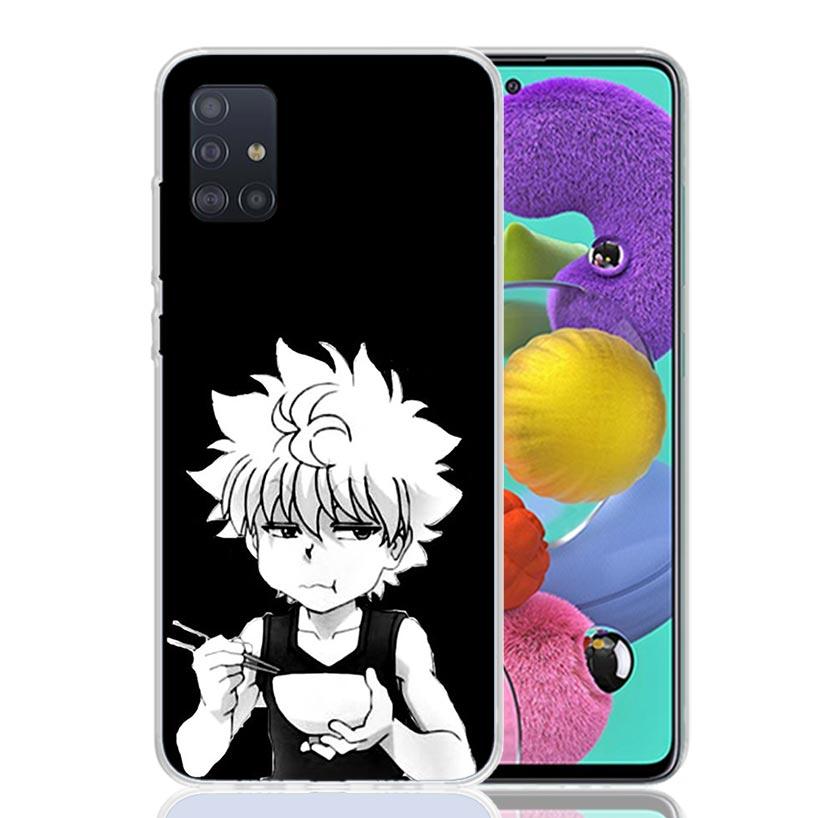 

Black White HXH X Hunter Case Phone Cover for Samsung Galaxy A52 A51 A50 A42 A32 A22 A12 A02S A72 A71 A70 A41 A31 A21S A40 A30S Samsung A22 4G