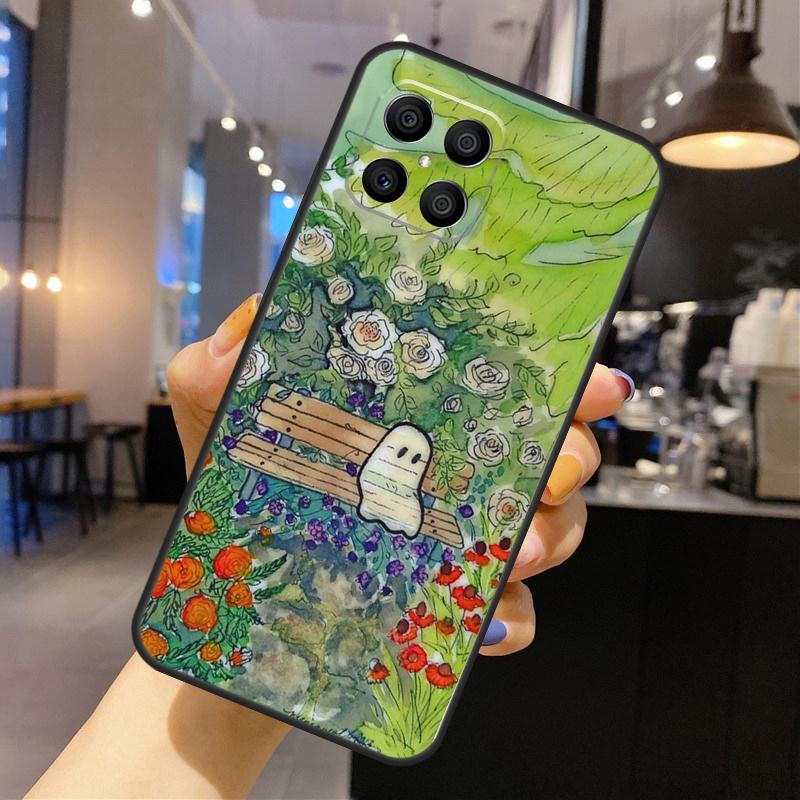 

Cute Ghost Case For Honor Magic 8 7 6 5 Lite Cover For Honor 200 400 Pro 50 70 90 X8a X8b X9a X9b X9c Honor 90
