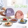 10PCS Nordic Style Shell-shaped Spit Bone Dish Microwave-safe Fruit Plate Dinner Dish  Food Scrap